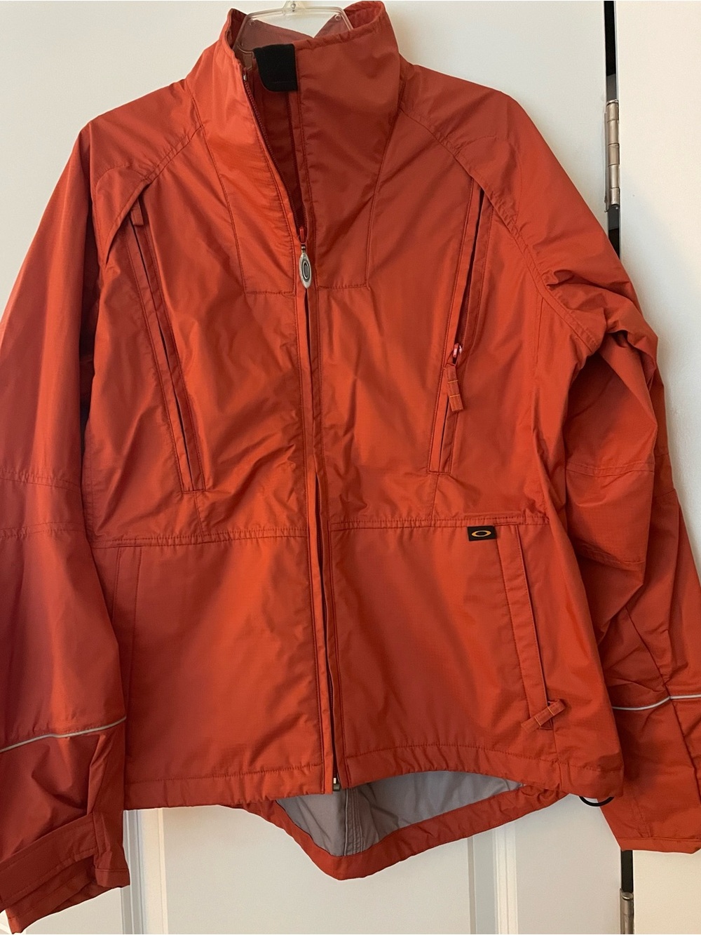 Oakley Women's Bright Orange Performance Bomber Jacket